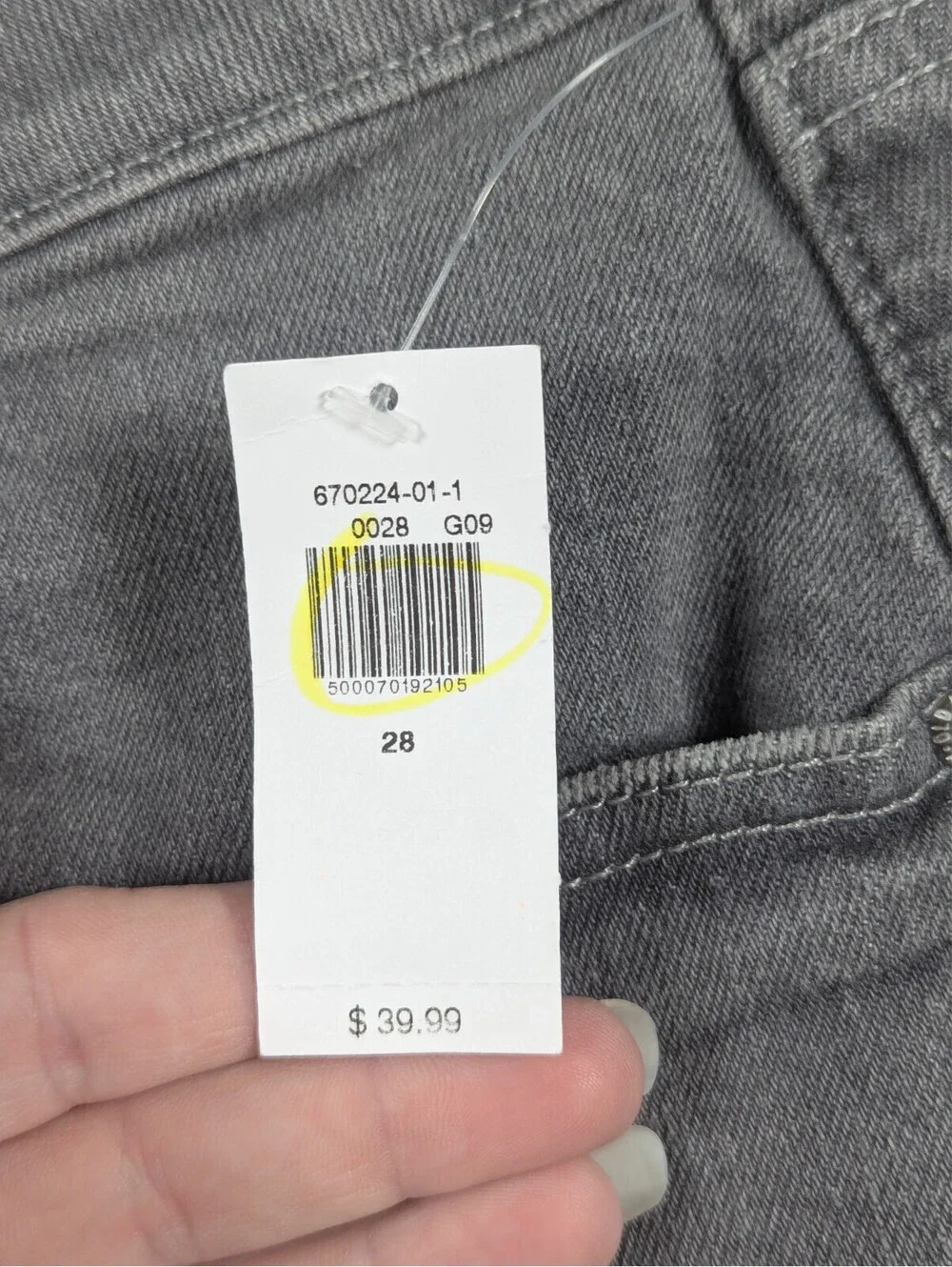 Old Navy - Women’s - O.G. Straight - High Rise - Gray - Size: 28